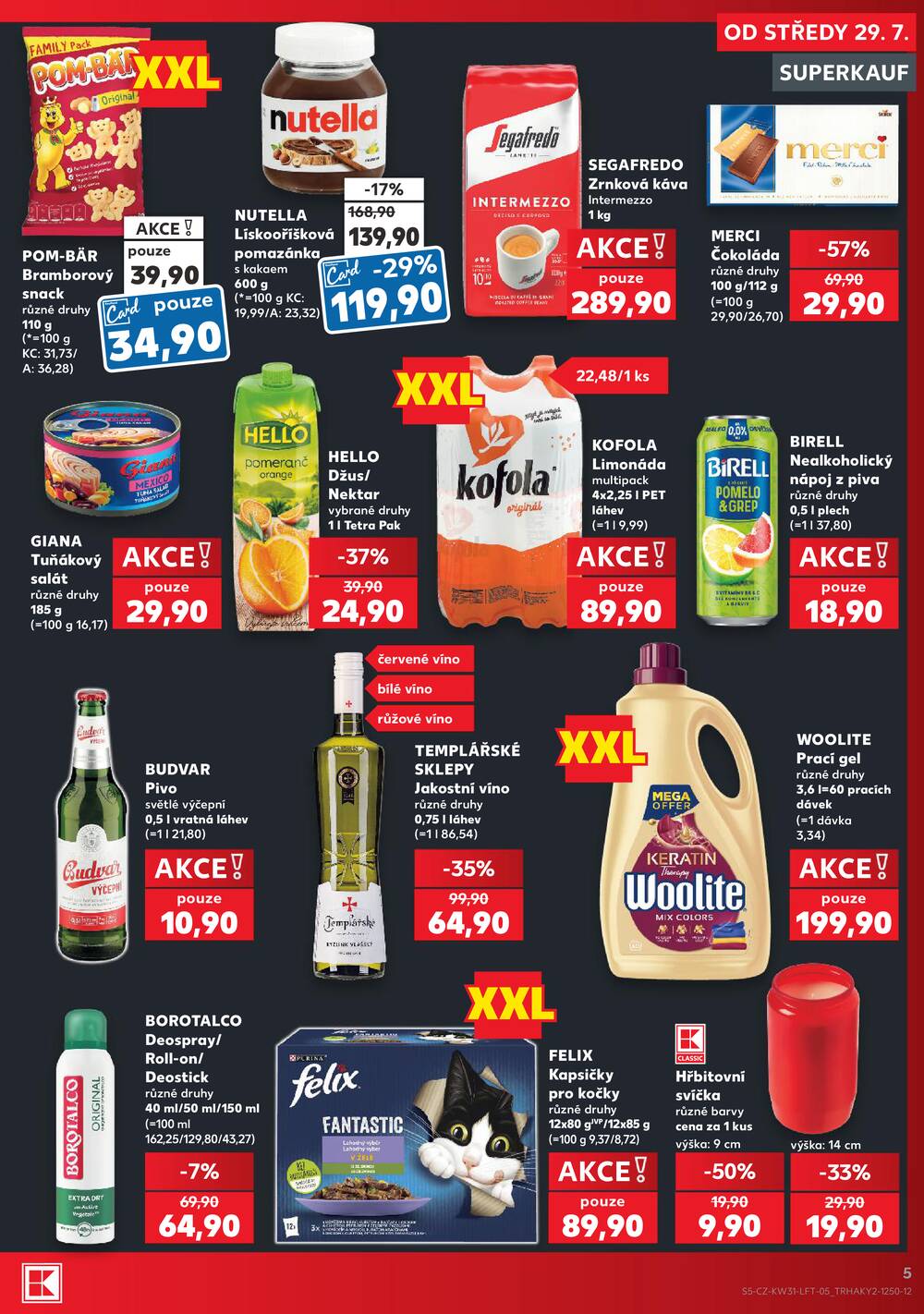 Leták Kaufland - Kaufland 29.7. - 4.8. - Kaufland - Jablonec nad Nisou (U Kostela) - strana 5