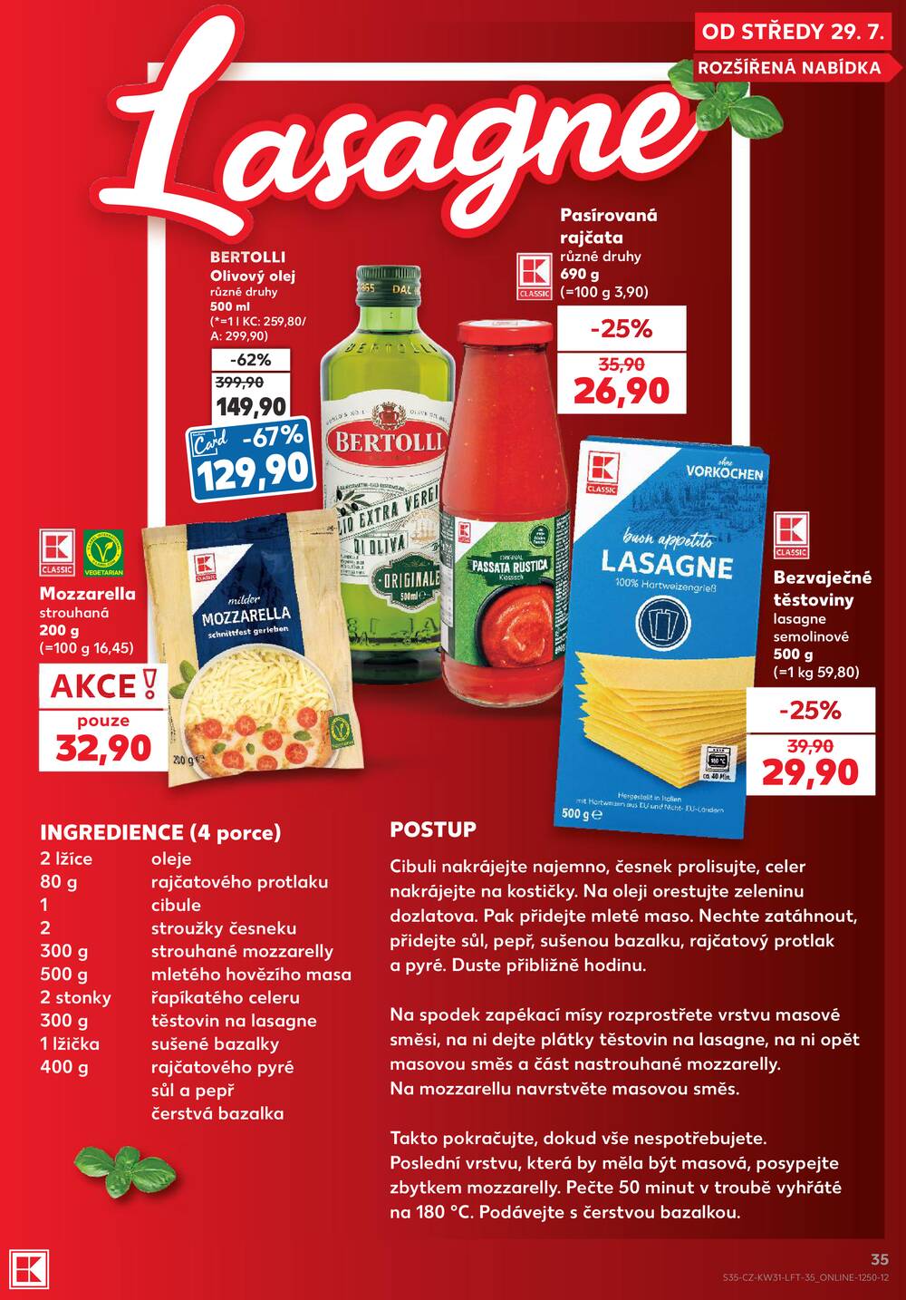 Leták Kaufland - Kaufland 29.7. - 4.8. - Kaufland - Jablonec nad Nisou (U Kostela) - strana 35 Leták Kaufland - Kaufland 29.7. - 4.8. - Kaufland - Jablonec nad Nisou (U Kostela) - strana 35