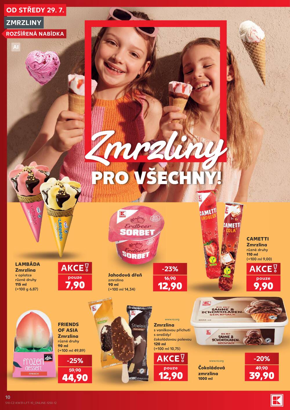 Kaufland 29.7. - 4.8. - Kaufland - Rakovník (ul. Luženská)