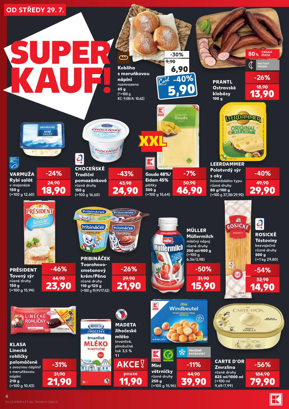 Kaufland 29.7. - 4.8. - Kaufland - Pelhřimov