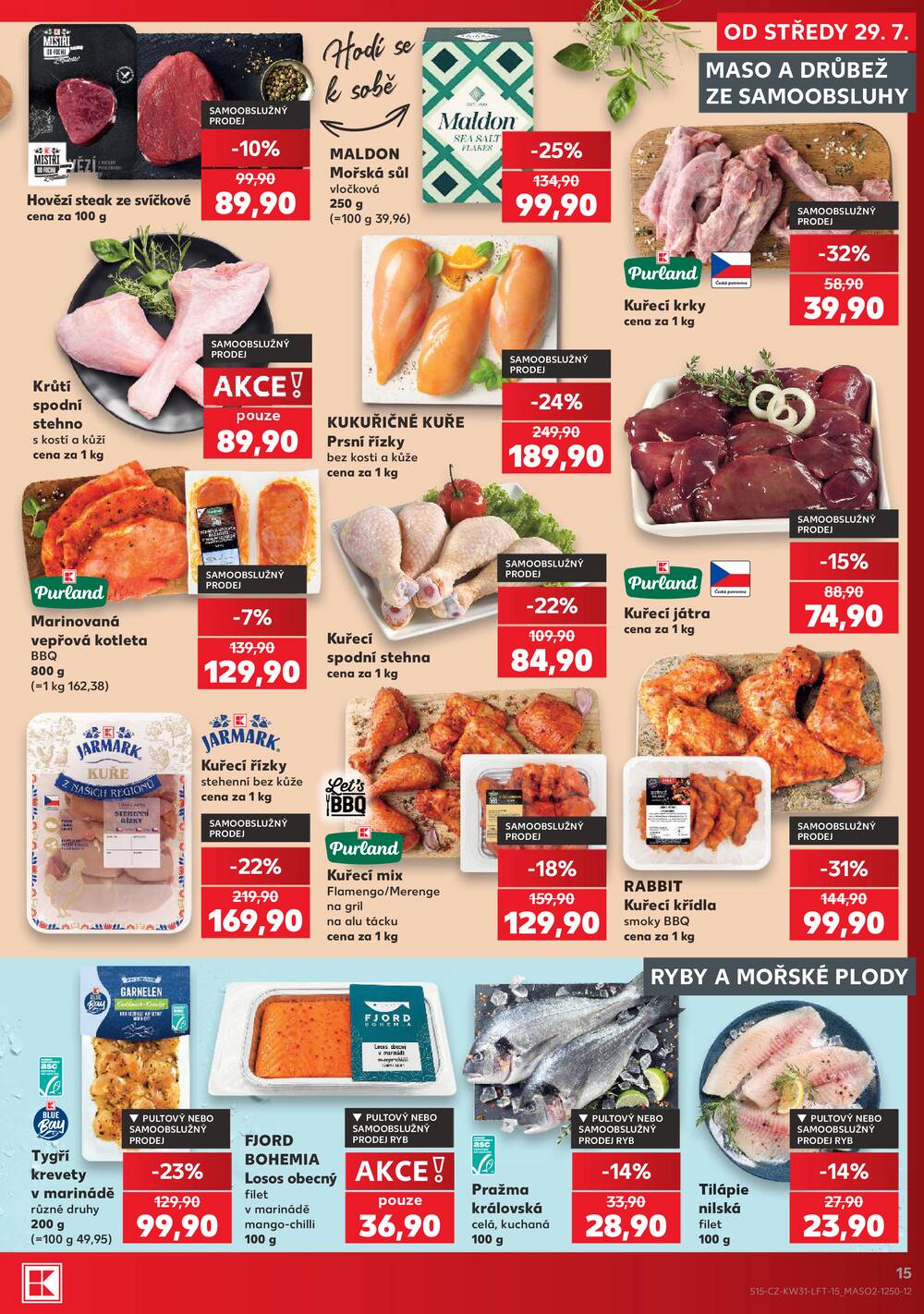Leták Kaufland - Kaufland 29.7. - 4.8. - Kaufland - Brno - Slatina - strana 15