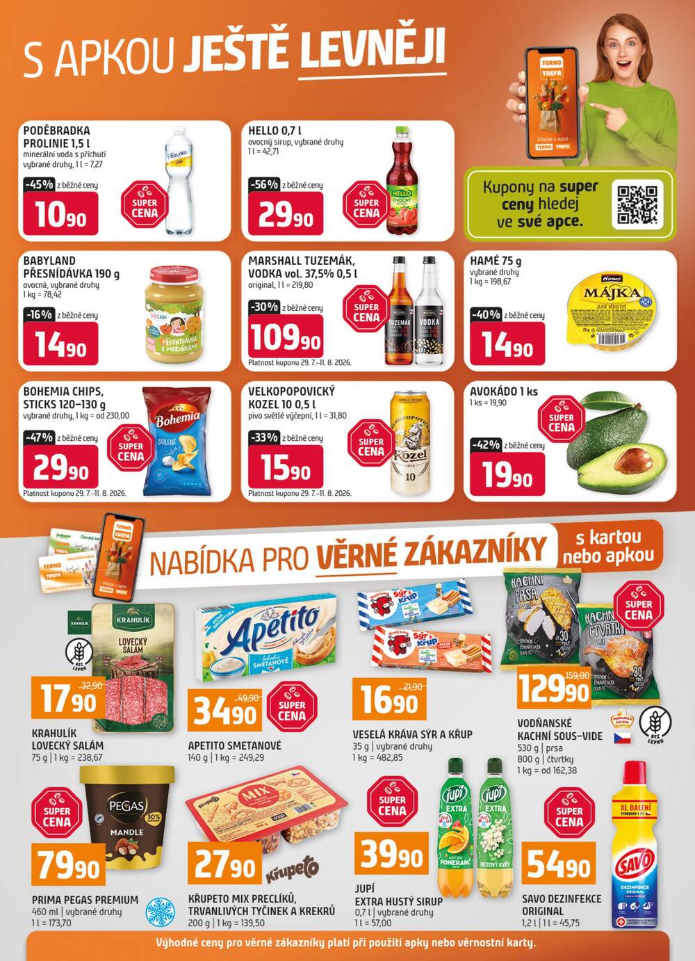 Terno Třeboň, Týn n. Vlt., Bechyně, Trhové Sviny, Hradec Králové, Zlín, Český Krumlov, Borovany, Olomouc od 29.7. do 4.8.2026