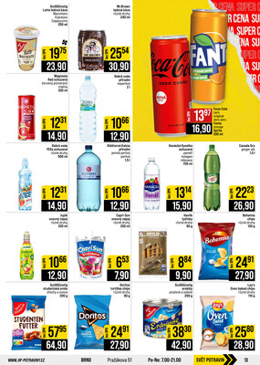 JIP Cash & Carry Brno, Praha, Ostrava, Jilemnice, Pardubice, Ostrava, Karlovy Vary, Olomouc a Zlín od 29.7. do 4.8.2026