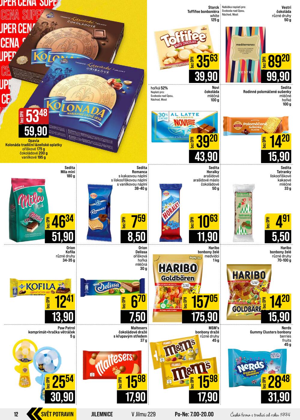 Leták JIP - JIP Cash & Carry České Budějovice, Most, Náchod, Polička, Sušice a Svoboda nad Úpou od 29.7. do 4.8.2026 - strana 12