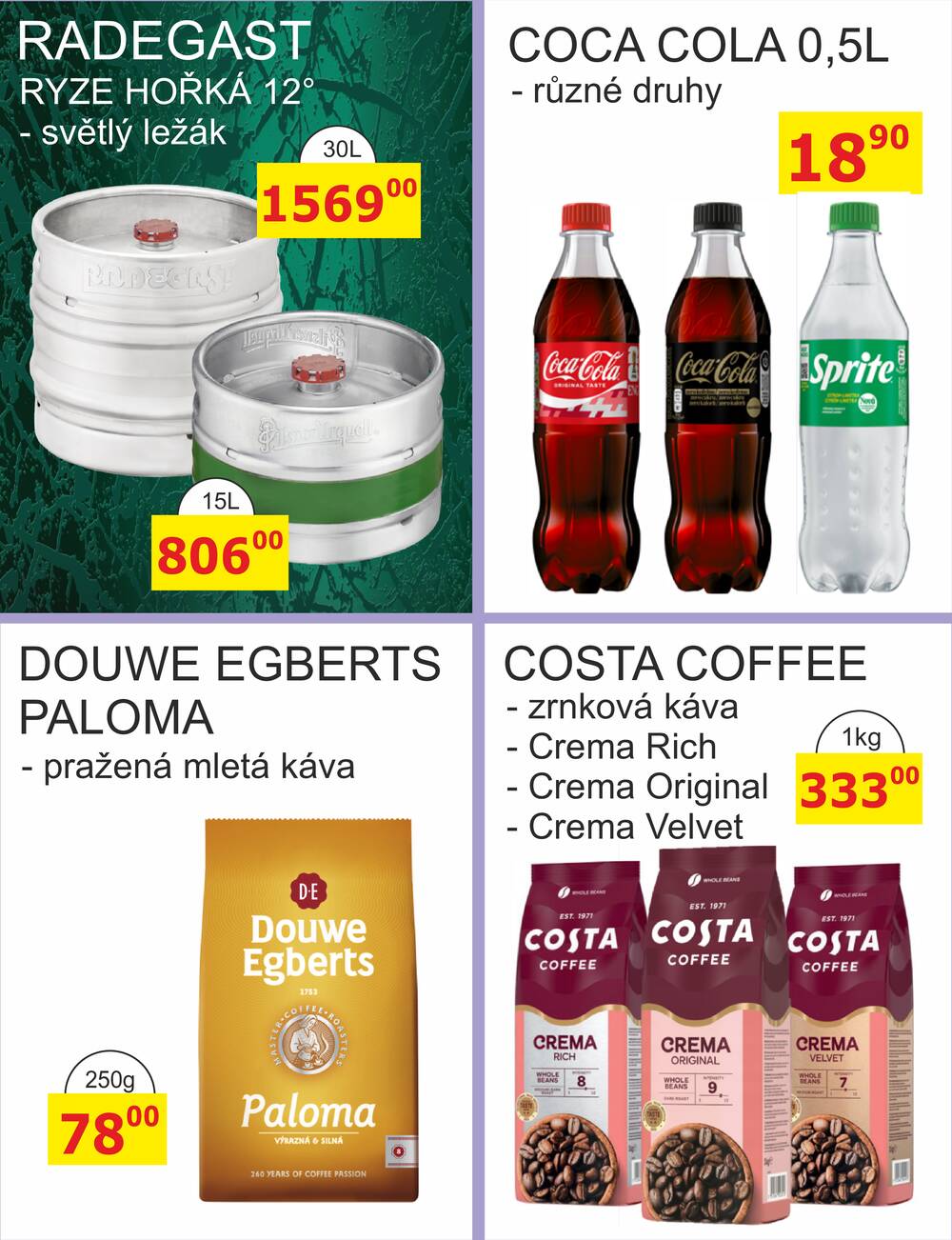 Leták BENE NÁPOJE - BENE Nápoje od 1.8. do 31.8.2026 - strana 3 Leták BENE NÁPOJE - BENE Nápoje od 1.8. do 31.8.2026 - strana 3
