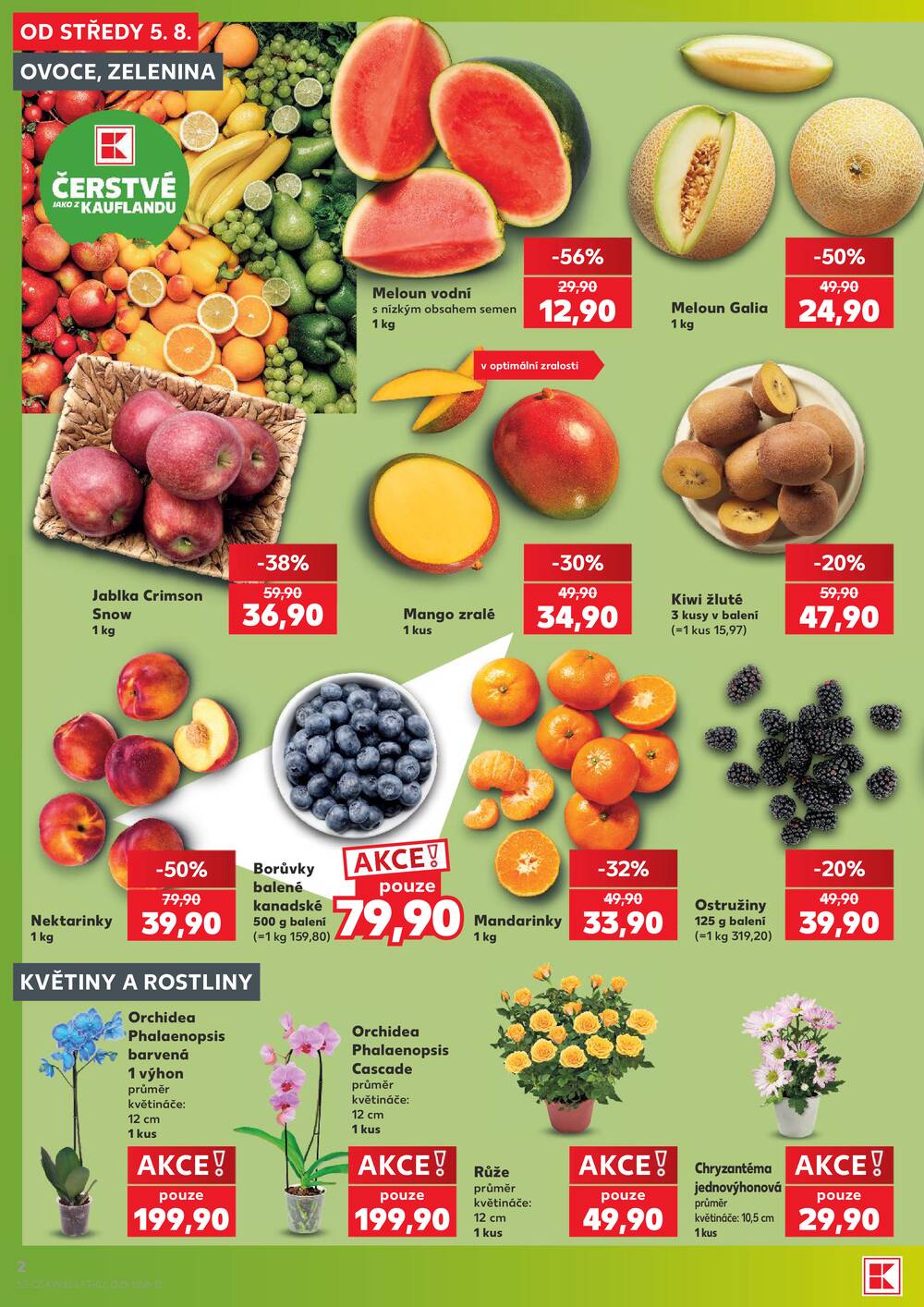 Leták Kaufland - Kaufland 5.8. - 11.8. - Kaufland - Louny - strana 2
