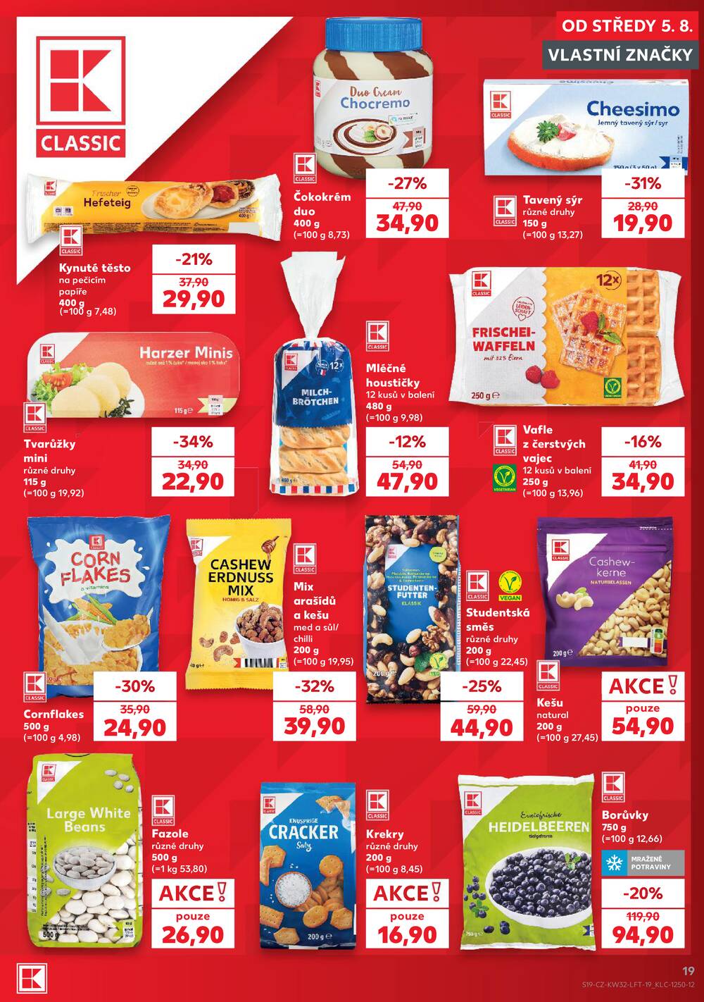 Leták Kaufland - Kaufland 5.8. - 11.8. - Kaufland - Praha - Horní Měcholupy - strana 19
