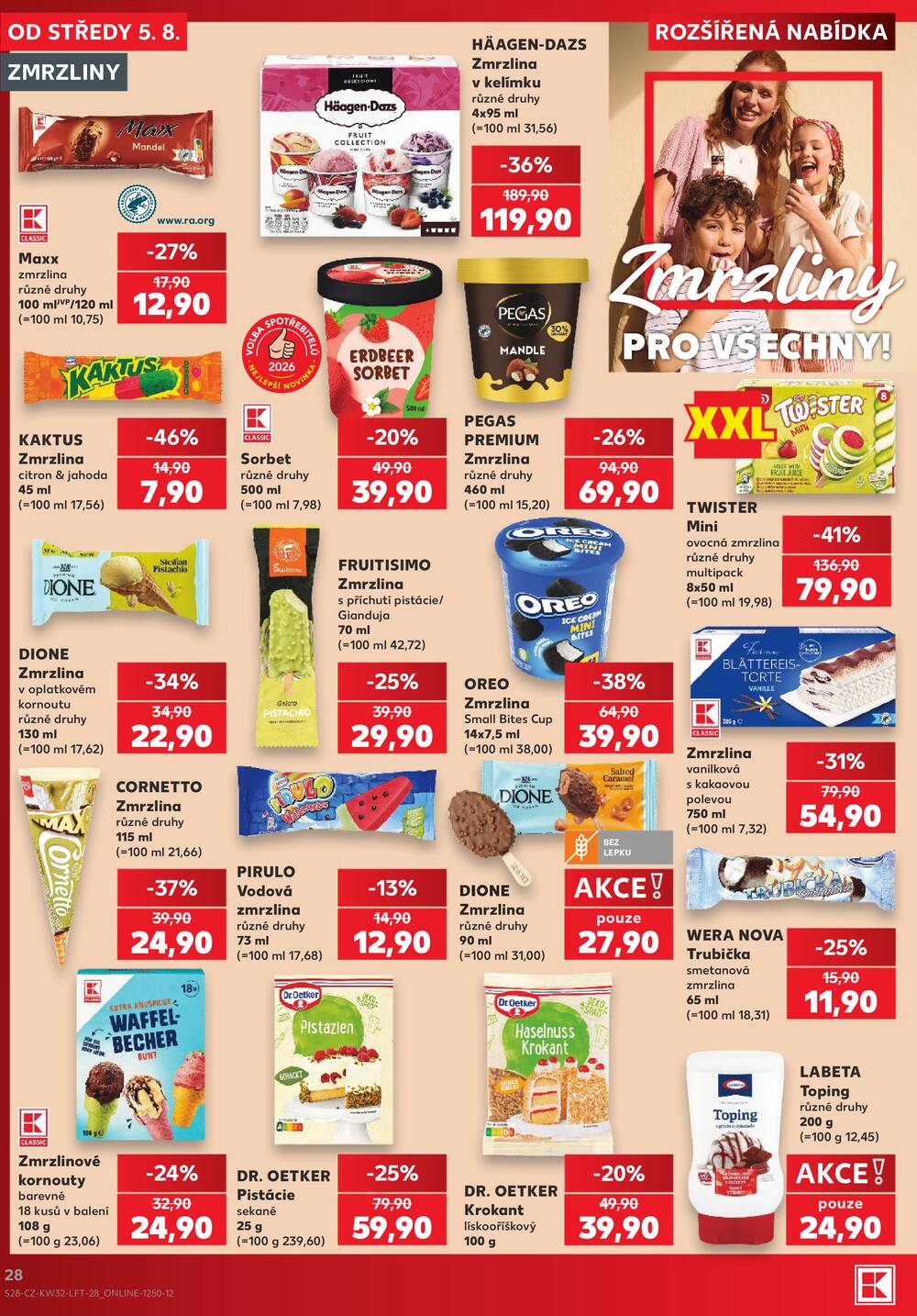 Kaufland 5.8. - 11.8. - Kaufland Praha-Barrandov