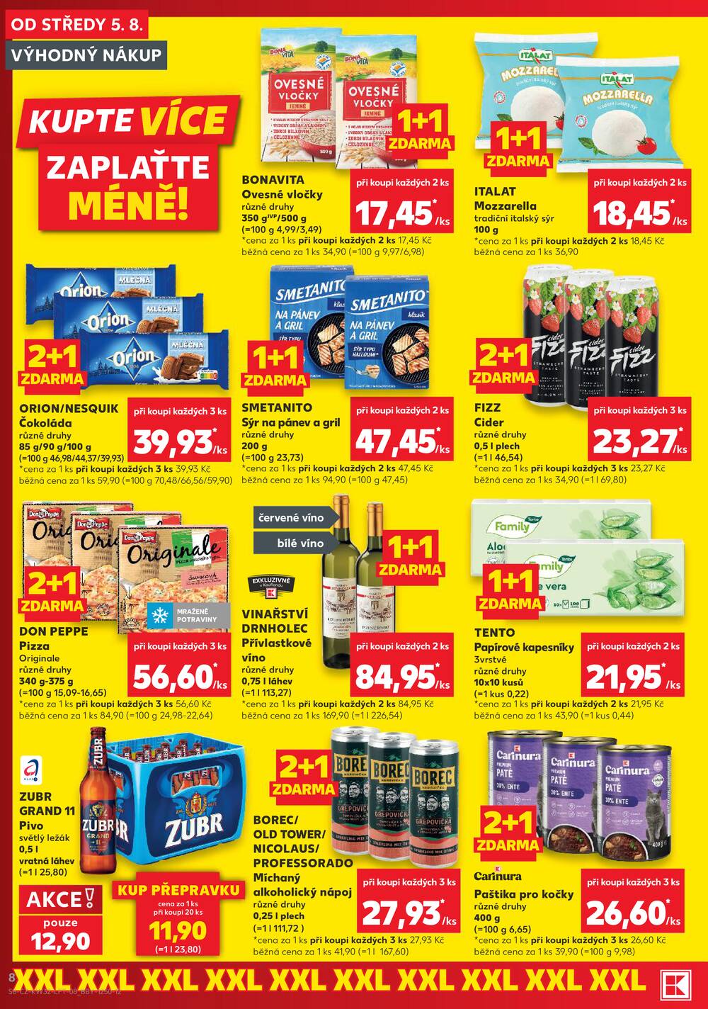 Leták Kaufland - Kaufland 5.8. - 11.8. - Kaufland - Rakovník (ul. Luženská) - strana 8 Leták Kaufland - Kaufland 5.8. - 11.8. - Kaufland - Rakovník (ul. Luženská) - strana 8
