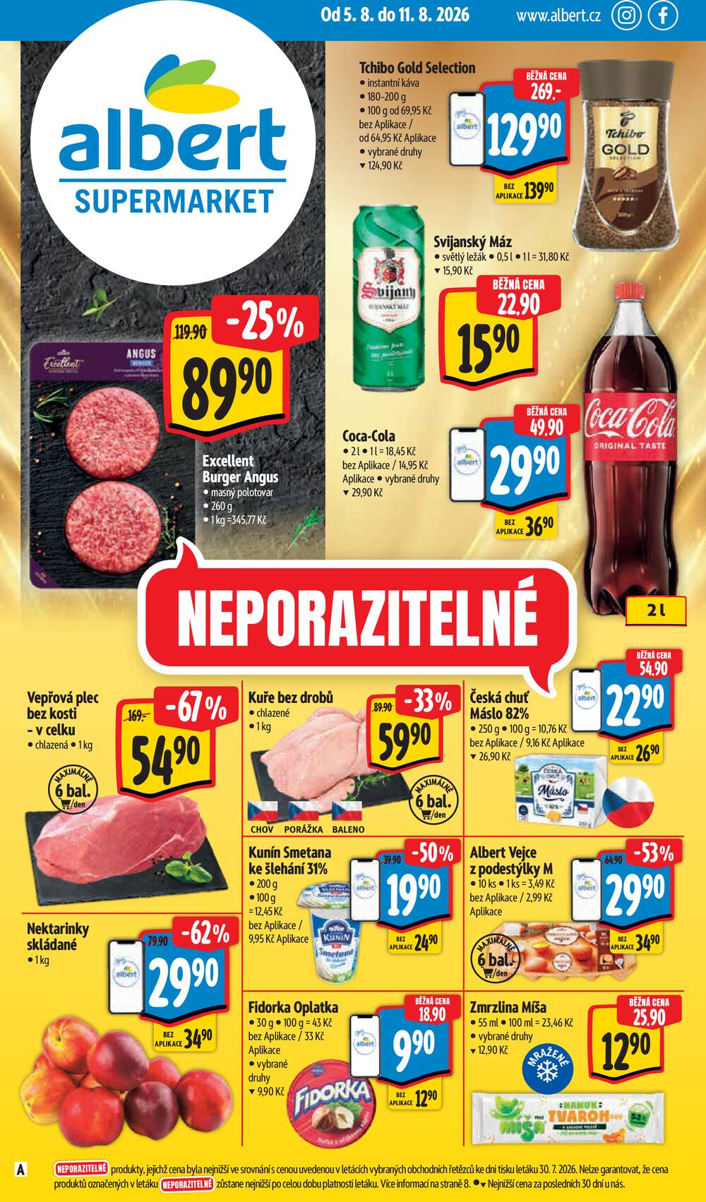 Leták Albert - Albert Supermarket od 5.8. do 11.8.2026 - strana 1