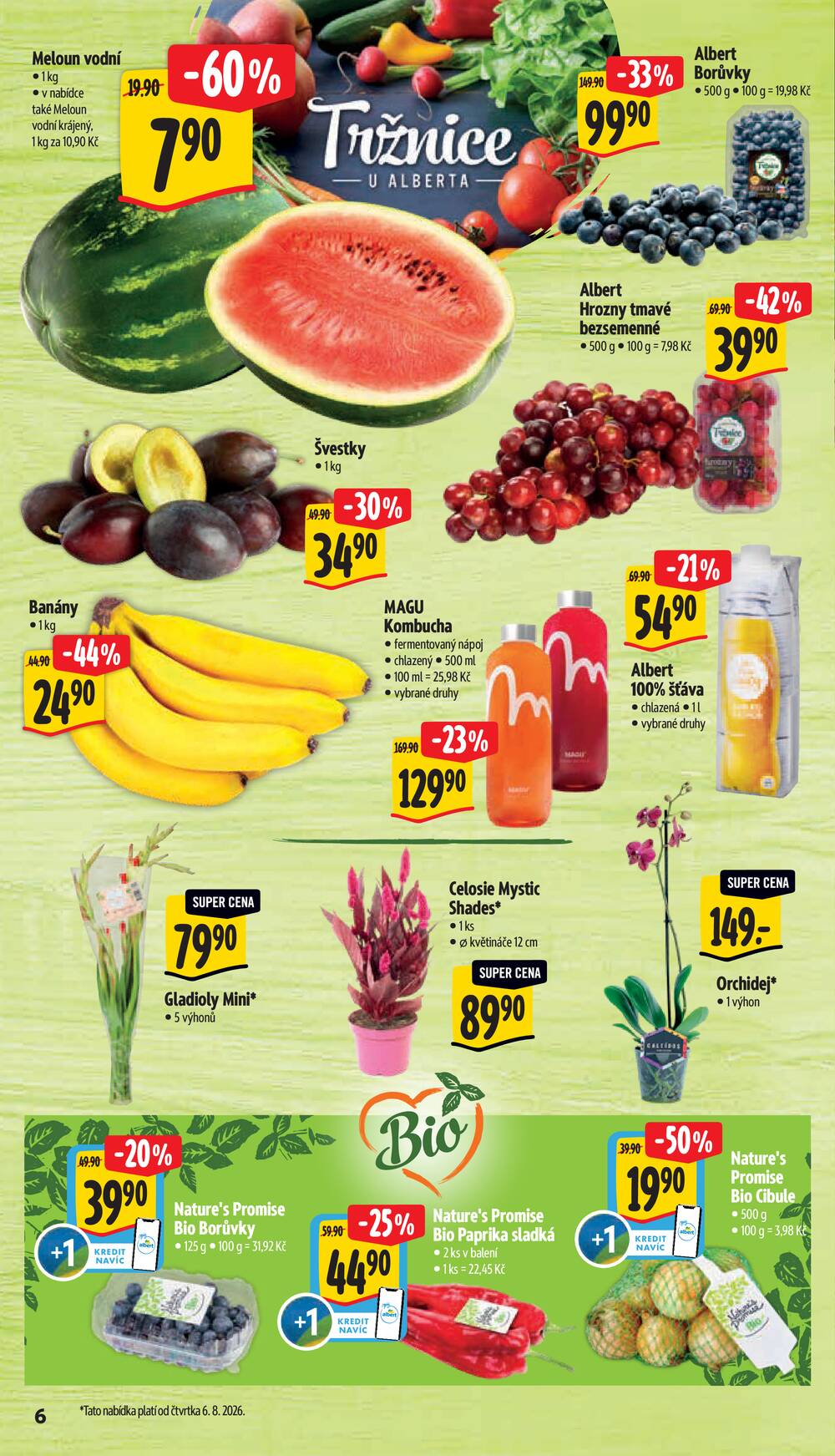 Albert Supermarket od 5.8. do 11.8.2026