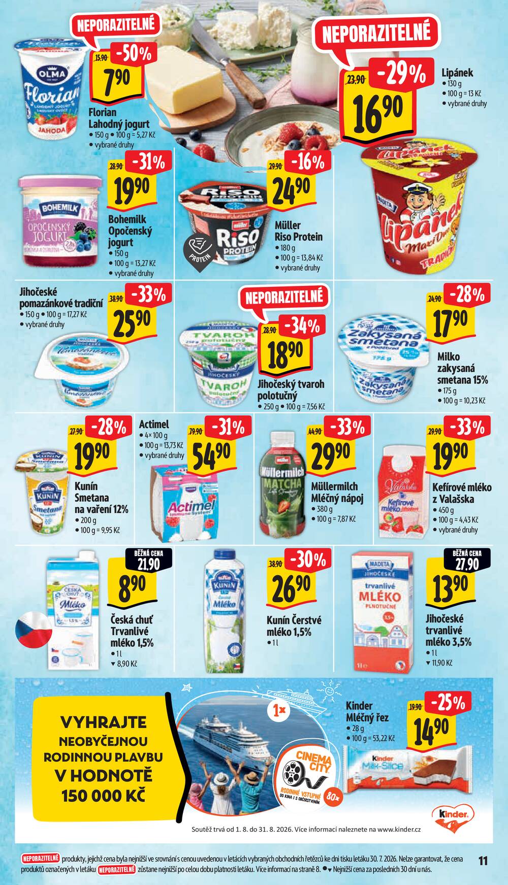 Albert Supermarket od 5.8. do 11.8.2026