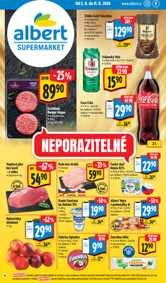 Leták Albert Supermarket Jihomoravský od 5.8. do 11.8.2026