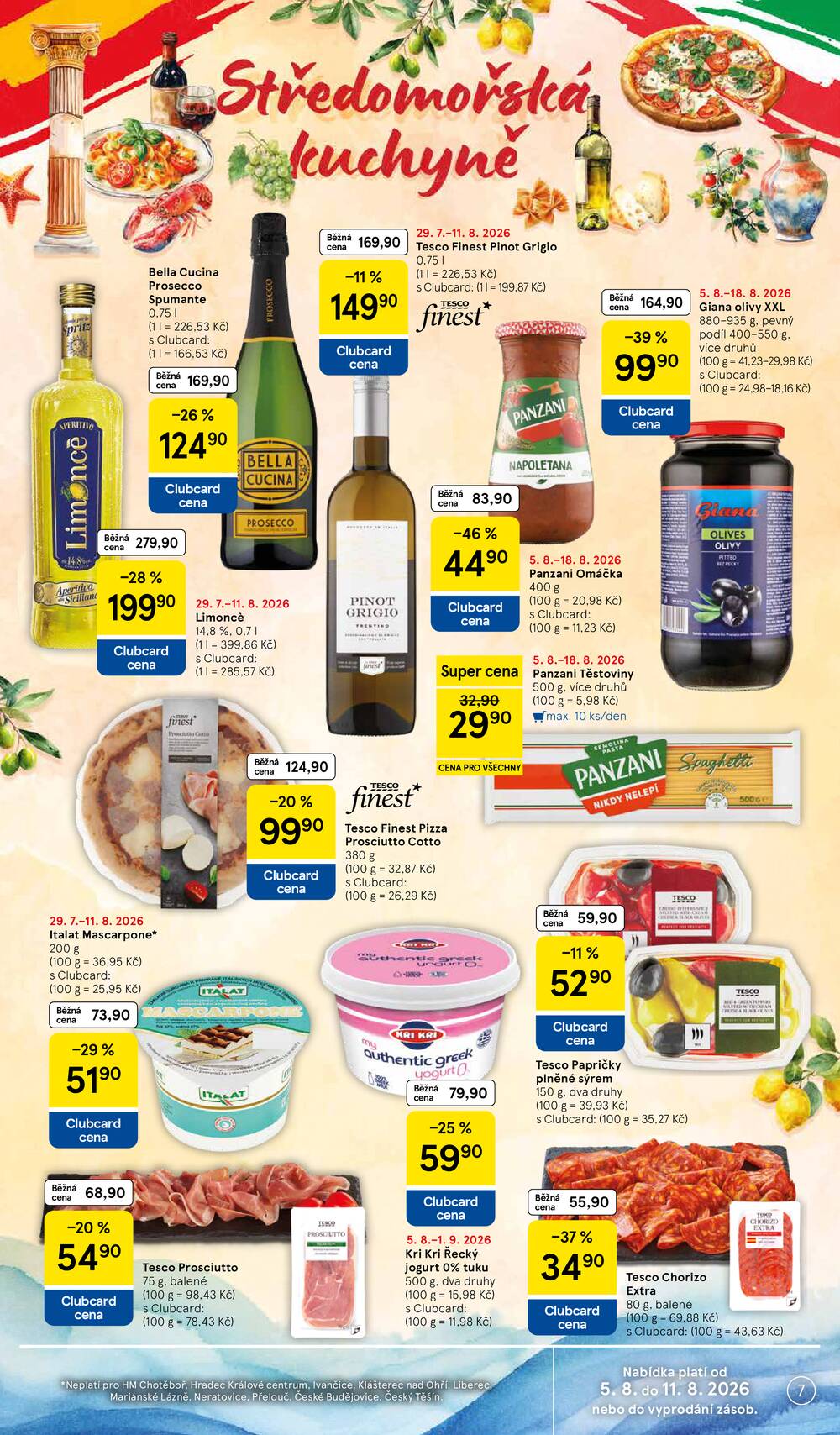 Leták Tesco - Tesco hypermarkety od 5.8. do 11.8.2026 - strana 7 Leták Tesco - Tesco hypermarkety od 5.8. do 11.8.2026 - strana 7