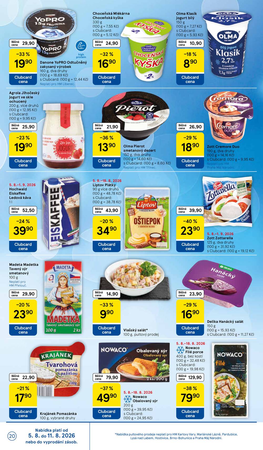 Tesco hypermarkety od 5.8. do 11.8.2026