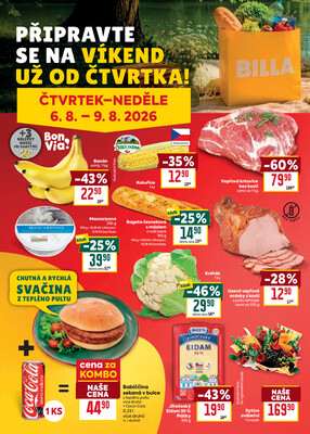 BILLA od 5.8. do 11.8.2026