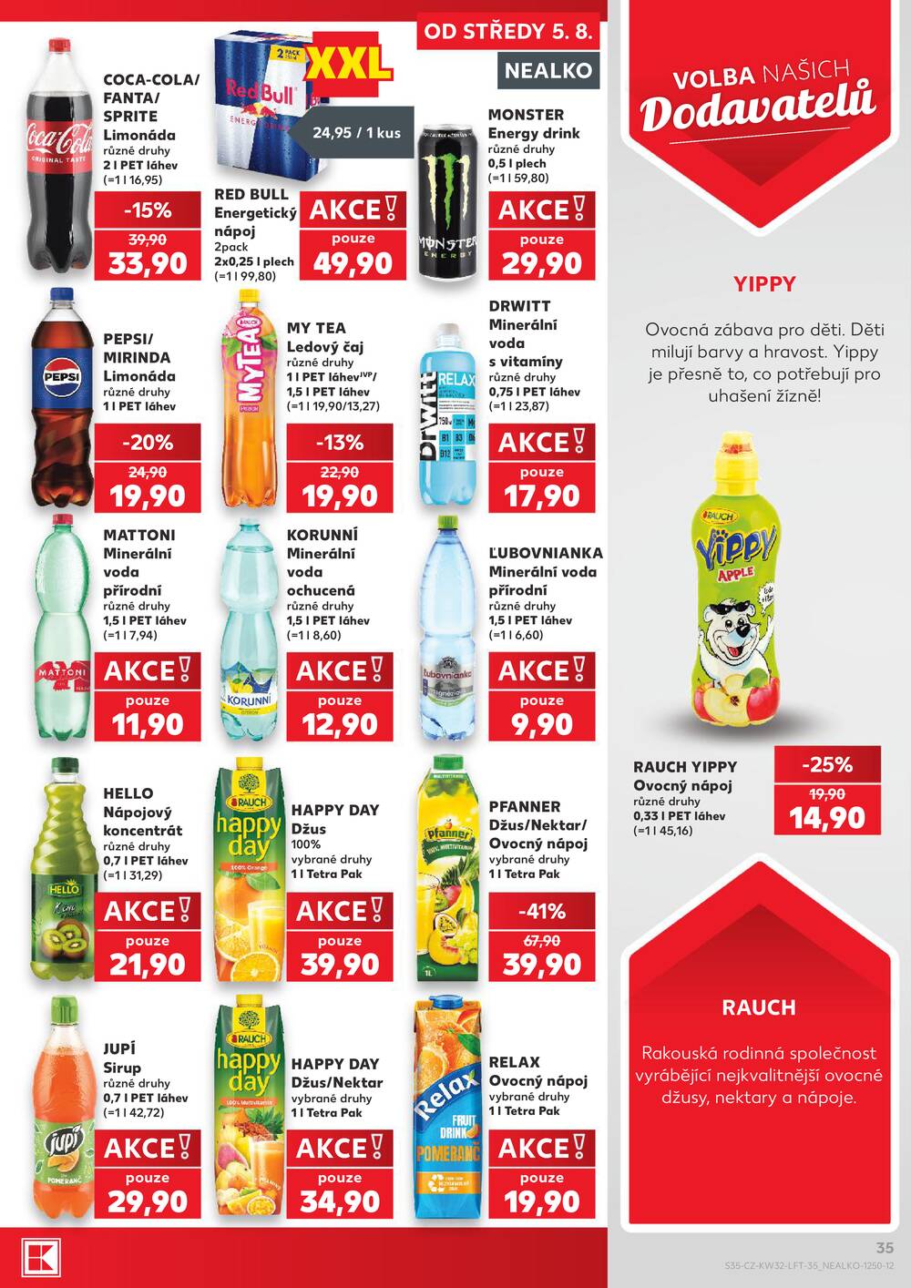 Leták Kaufland - Kaufland 5.8. - 11.8. - Kaufland Humpolec - strana 35 Leták Kaufland - Kaufland 5.8. - 11.8. - Kaufland Humpolec - strana 35