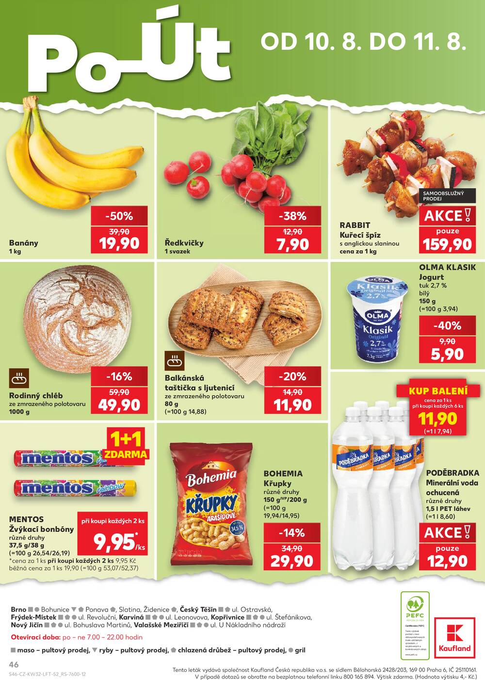 Kaufland 5.8. - 11.8. - Kaufland - Frýdek Místek