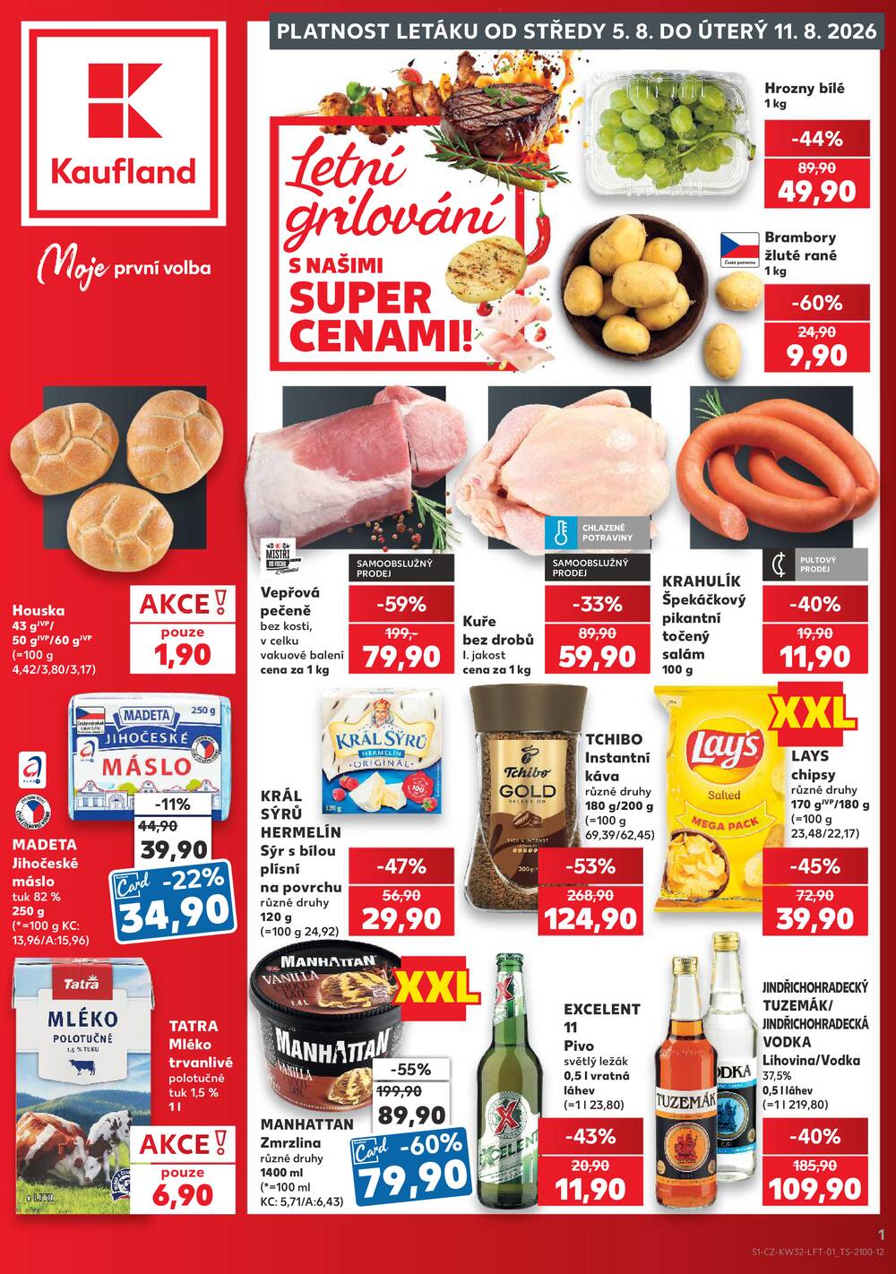Kaufland 5.8. - 11.8. - Kaufland - Plzeň (Sukova)