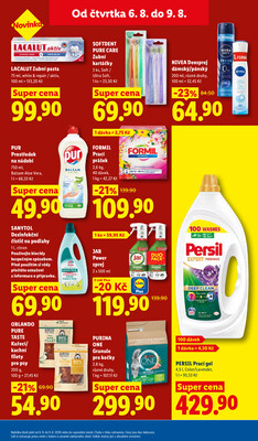 Lidl Čtvrtek od 6.8. do 9.8.2026