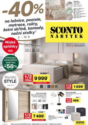 SCONTO Nábytek : 1 leták
