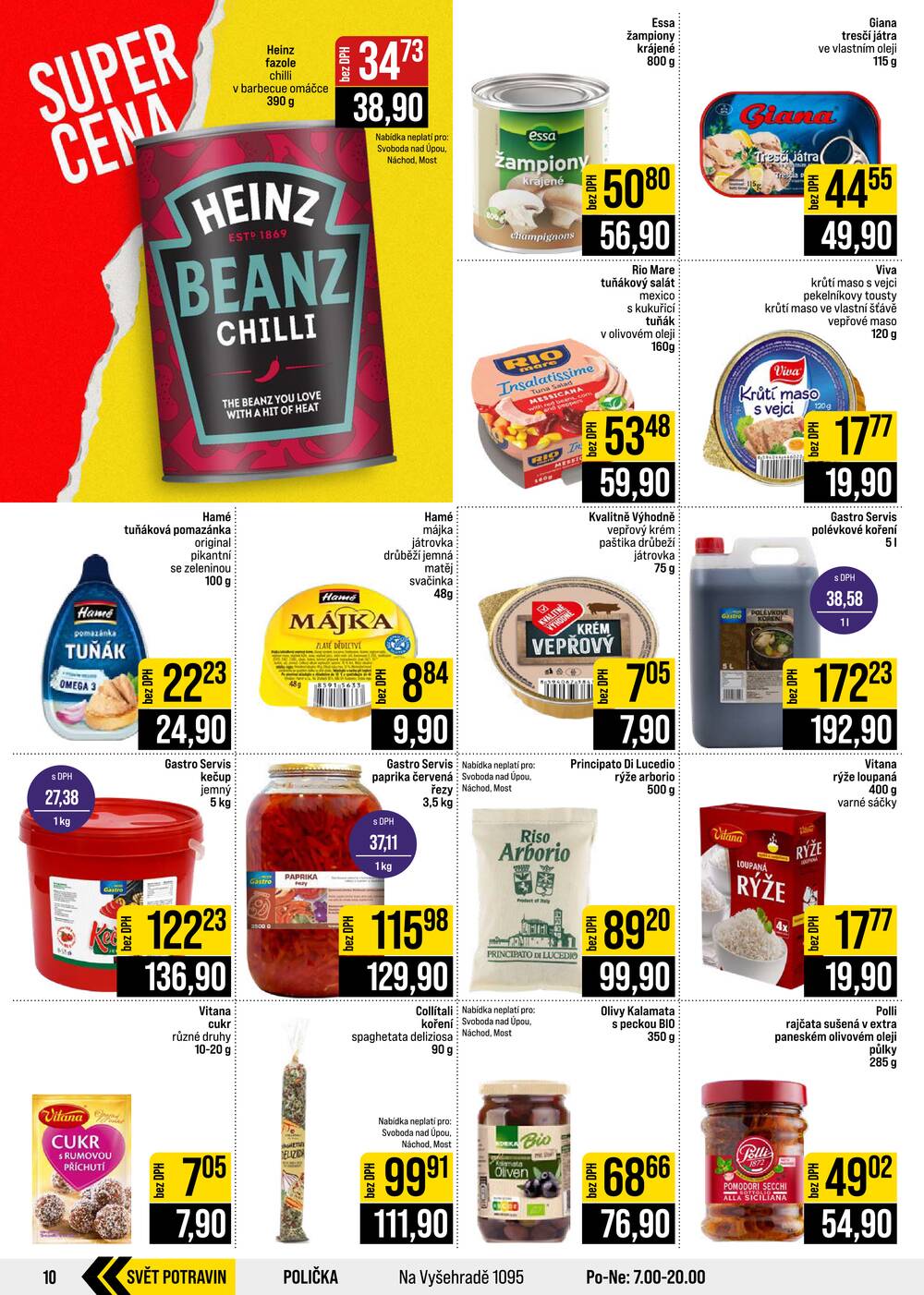 JIP Cash & Carry České Budějovice, Most, Náchod, Polička, Sušice a Svoboda nad Úpou od 5.8. do 11.8.2026
