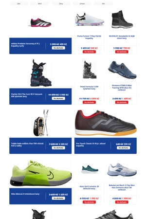 leták Intersport