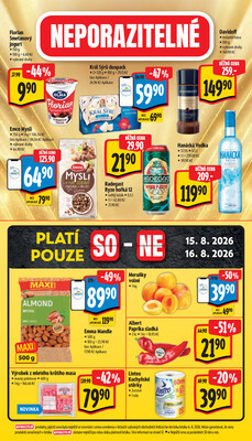 Albert Supermarket od 12.8. do 18.8.2026