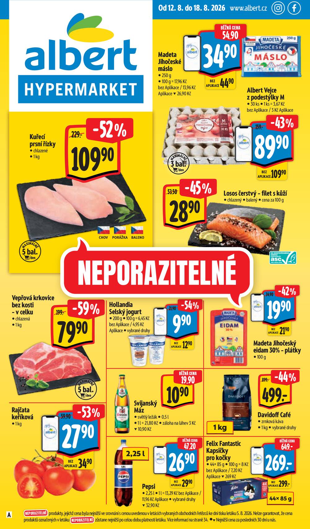Albert Hypermarket Jihomoravský od 12.8. do 18.8.2026