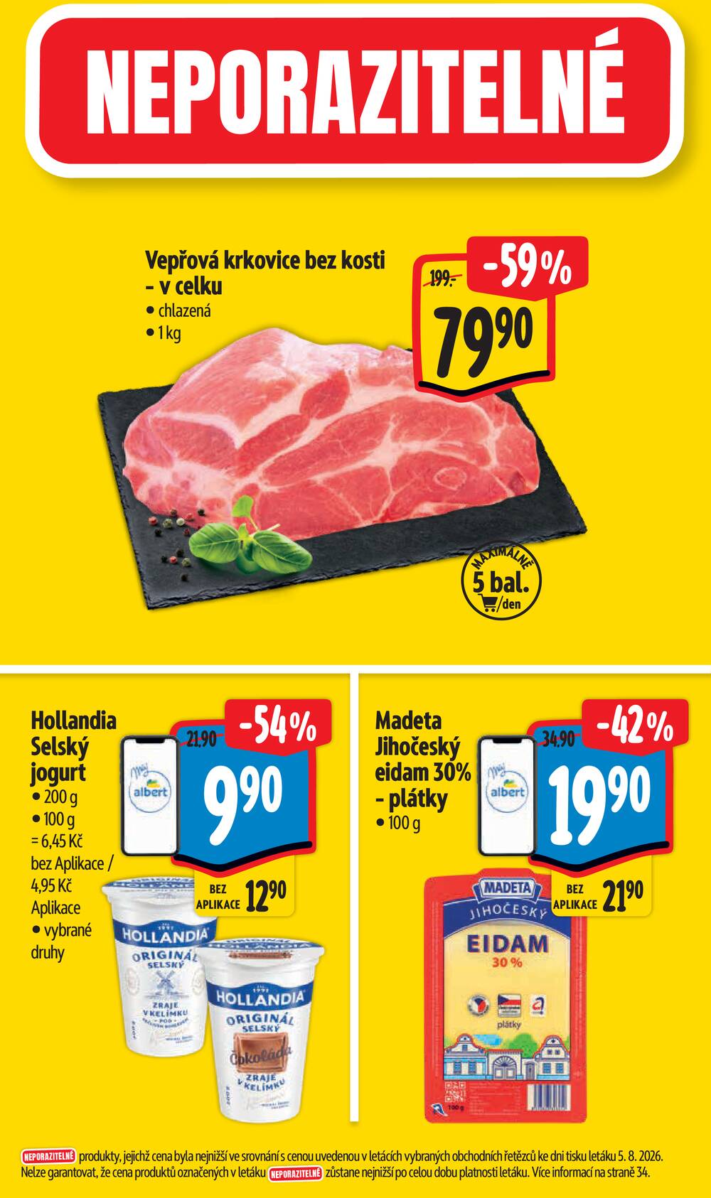 Albert Hypermarket Jihomoravský od 12.8. do 18.8.2026