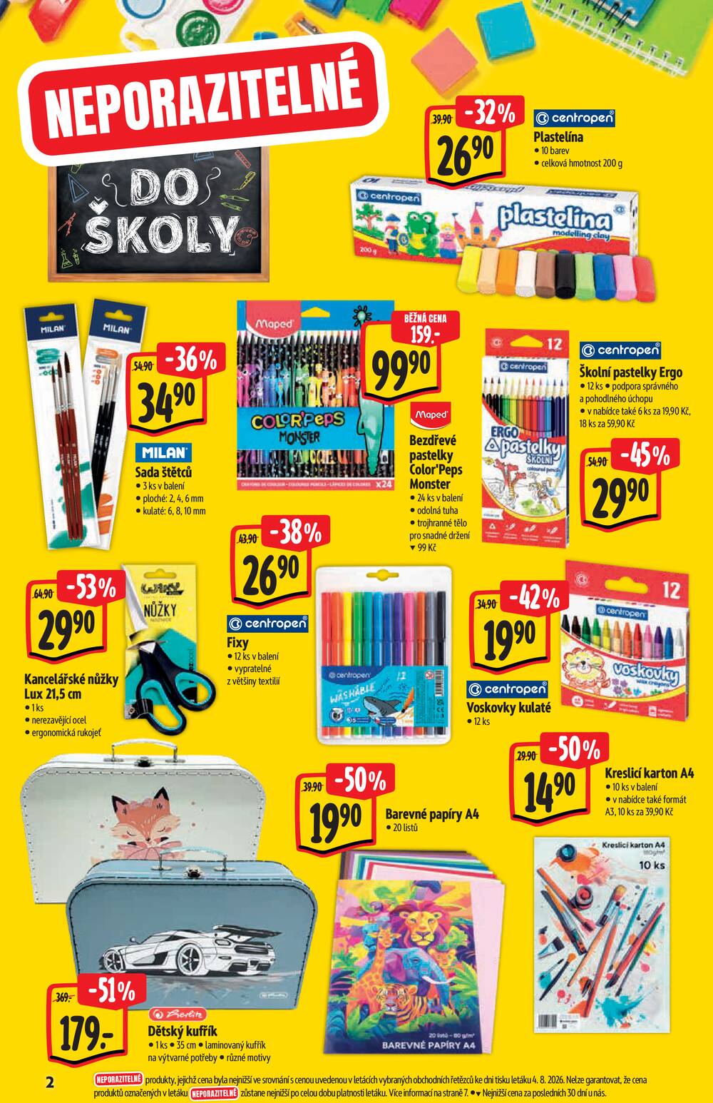 Leták Albert - Albert Hypermarket katalog škola od 12.8. do 8.9.2026 - strana 2 Leták Albert - Albert Hypermarket katalog škola od 12.8. do 8.9.2026 - strana 2