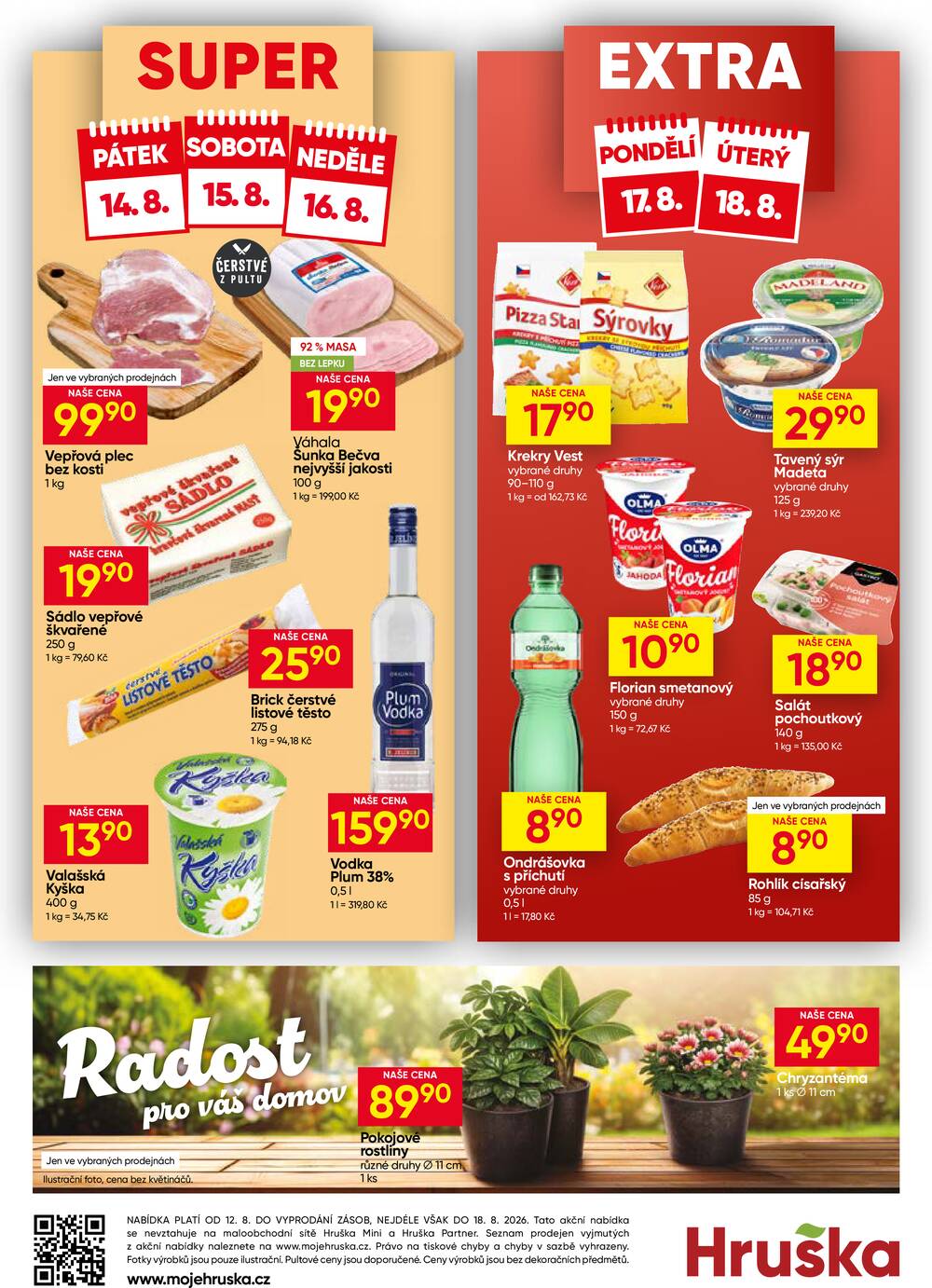 Hruška od 12.8. do 18.8.2026