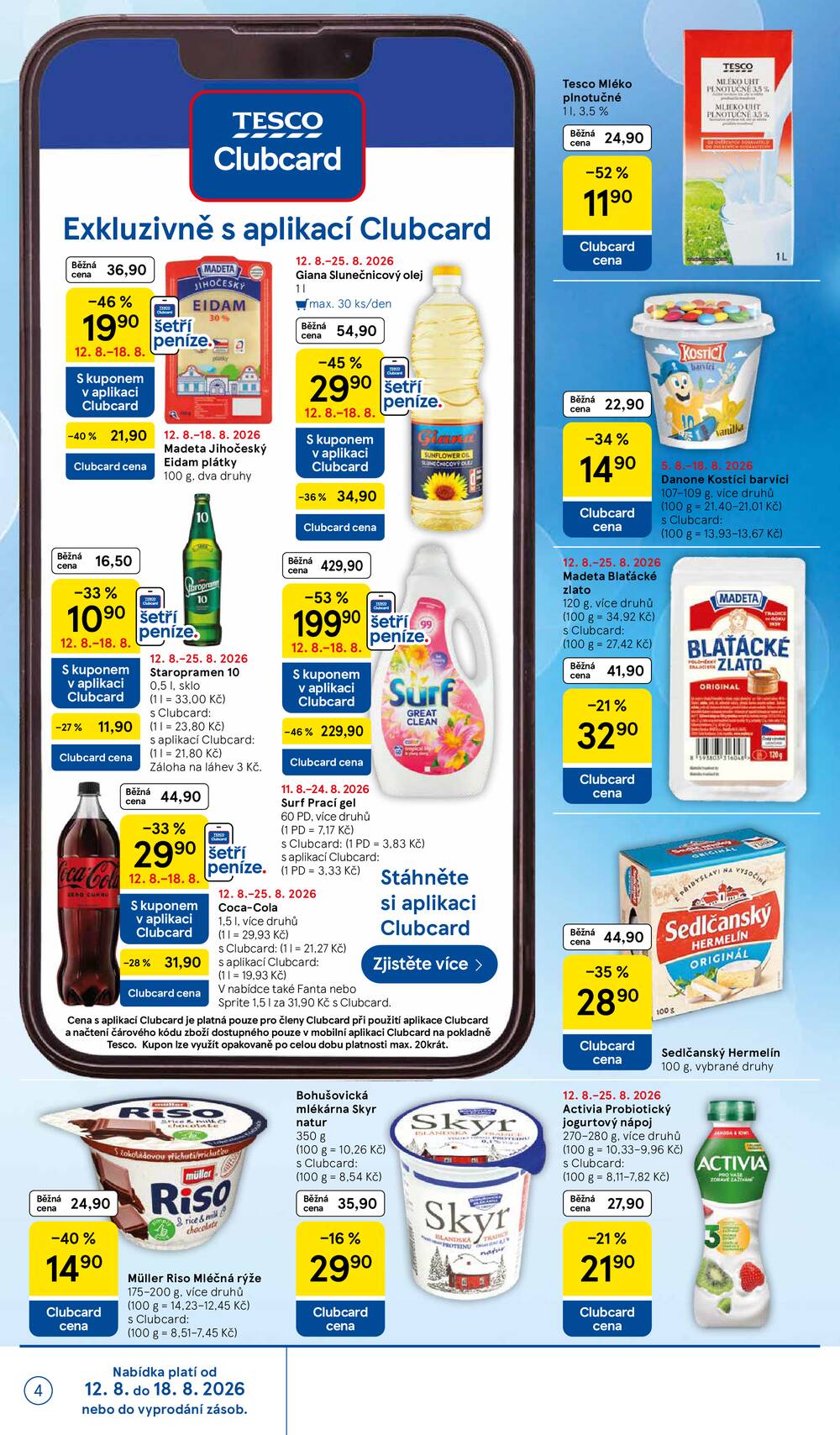 Tesco hypermarkety od 12.8. do 18.8.2026