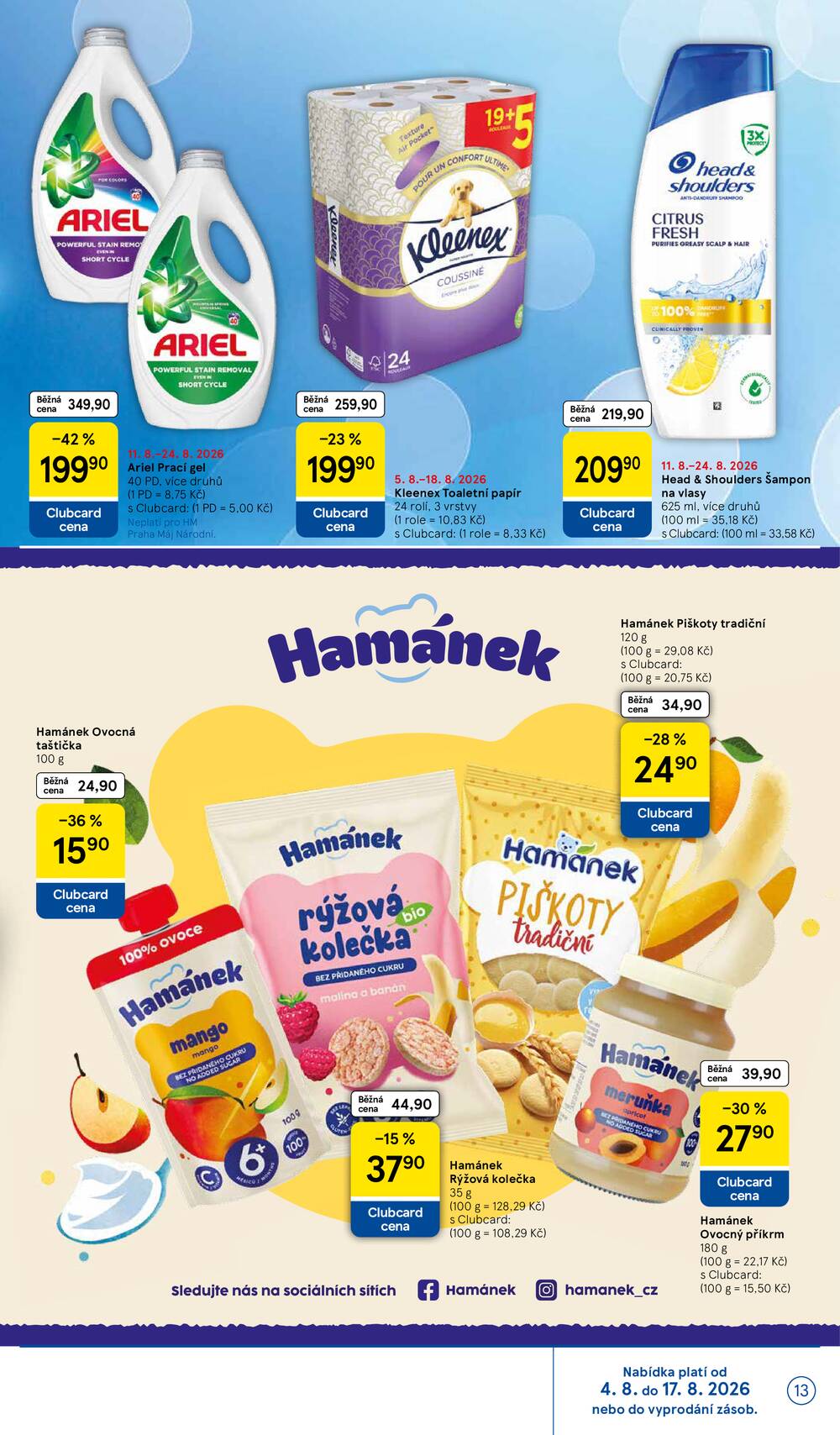 Tesco hypermarkety od 12.8. do 18.8.2026
