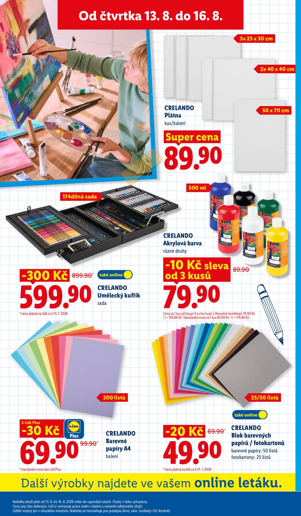 Lidl Čtvrtek od 13.8. do 16.8.2026