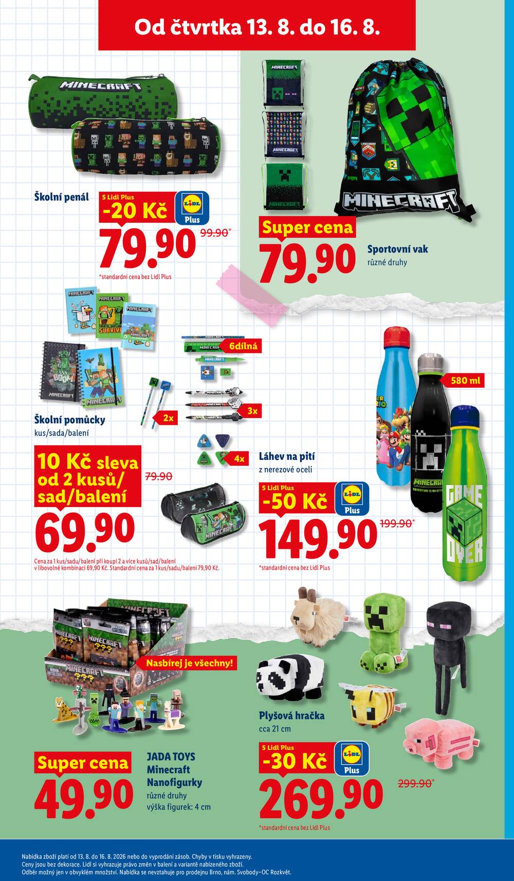 Lidl Čtvrtek od 13.8. do 16.8.2026