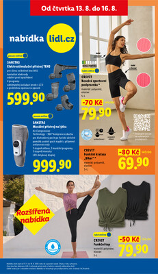 Lidl Čtvrtek od 13.8. do 16.8.2026