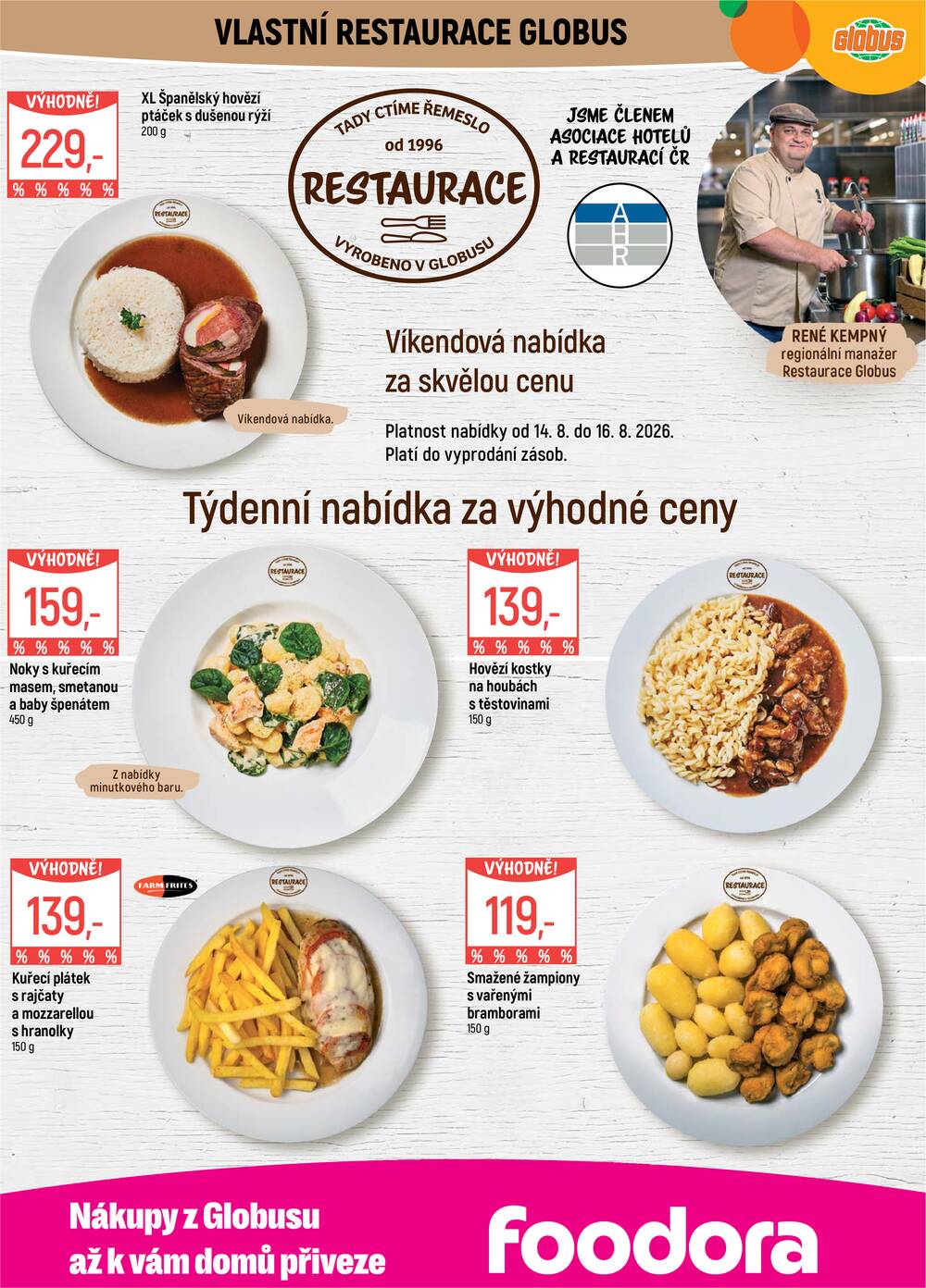 Akční leták Globus 12.8. - 18.8.2026 - Globus Brno Ivanovice