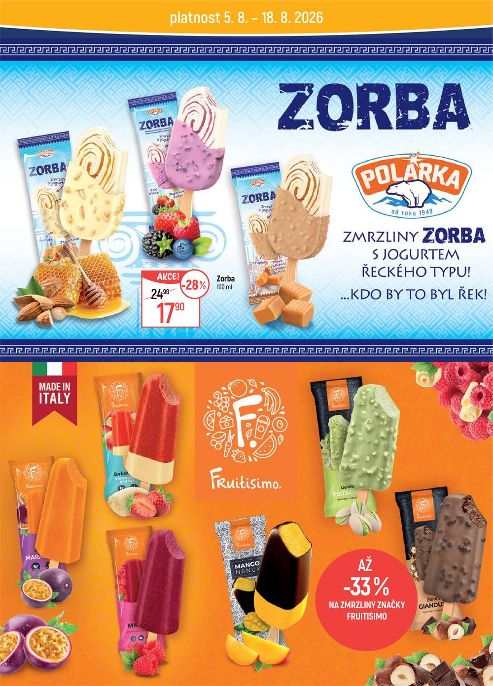 Akční leták Globus 12.8. - 18.8.2026 - Globus Brno Ivanovice