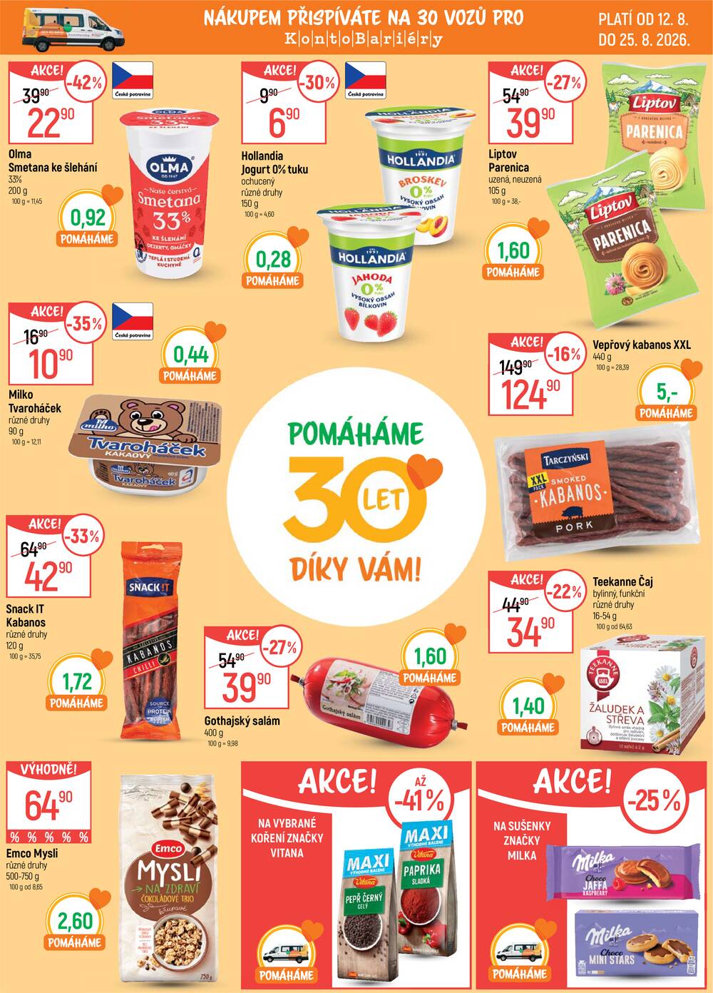 Akční leták Globus 12.8. - 25.8.2026 - Globus Praha - Štěrboholy