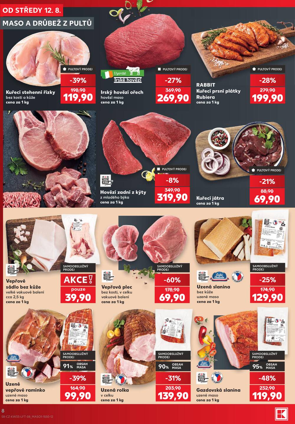 Leták Kaufland - Kaufland 12.8. - 18.8. - Kaufland - Praha 12 (Modřany) - strana 8 Leták Kaufland - Kaufland 12.8. - 18.8. - Kaufland - Praha 12 (Modřany) - strana 8
