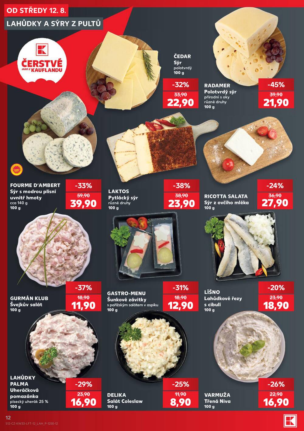 Leták Kaufland - Kaufland 12.8. - 18.8. - Kaufland - Praha 12 (Modřany) - strana 12