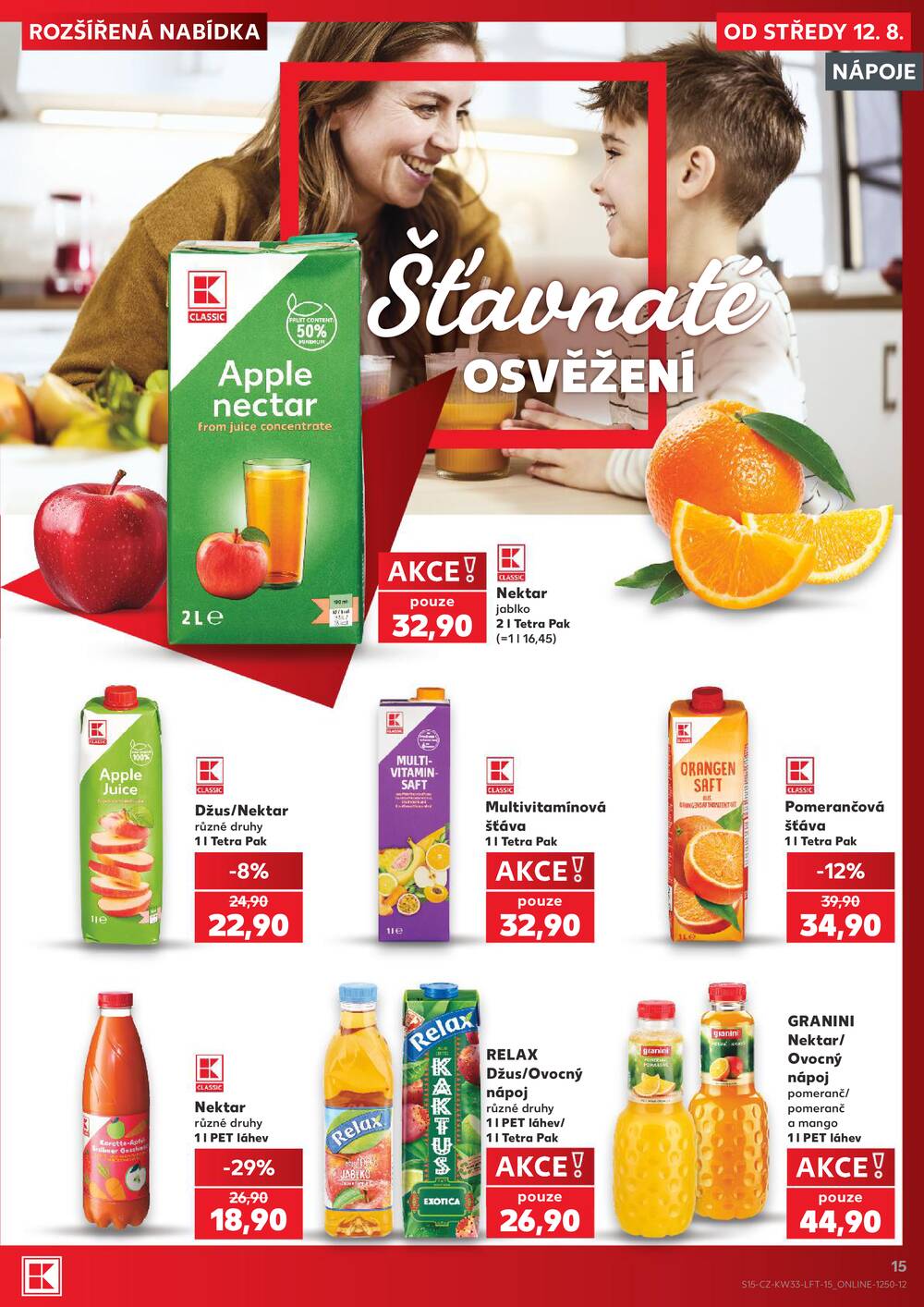 Kaufland 12.8. - 18.8. - Kaufland - Veselí nad Lužnicí - Budějovická