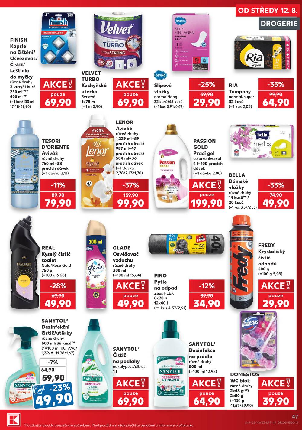 Leták Kaufland - Kaufland 12.8. - 18.8. - Kaufland - Náchod - strana 47 Leták Kaufland - Kaufland 12.8. - 18.8. - Kaufland - Náchod - strana 47