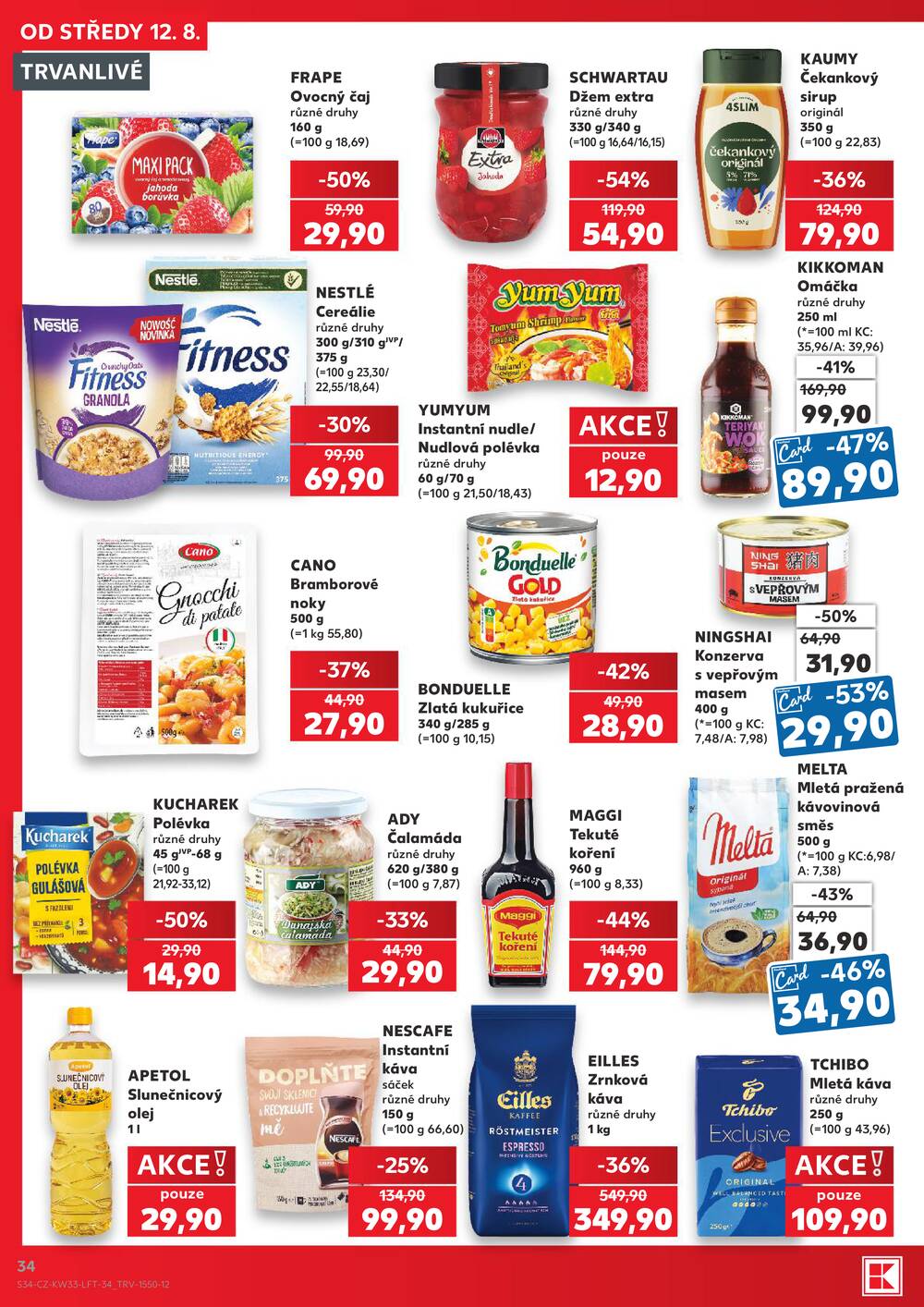 Leták Kaufland - Kaufland 12.8. - 18.8. - Kaufland - Děčín - strana 34 Leták Kaufland - Kaufland 12.8. - 18.8. - Kaufland - Děčín - strana 34