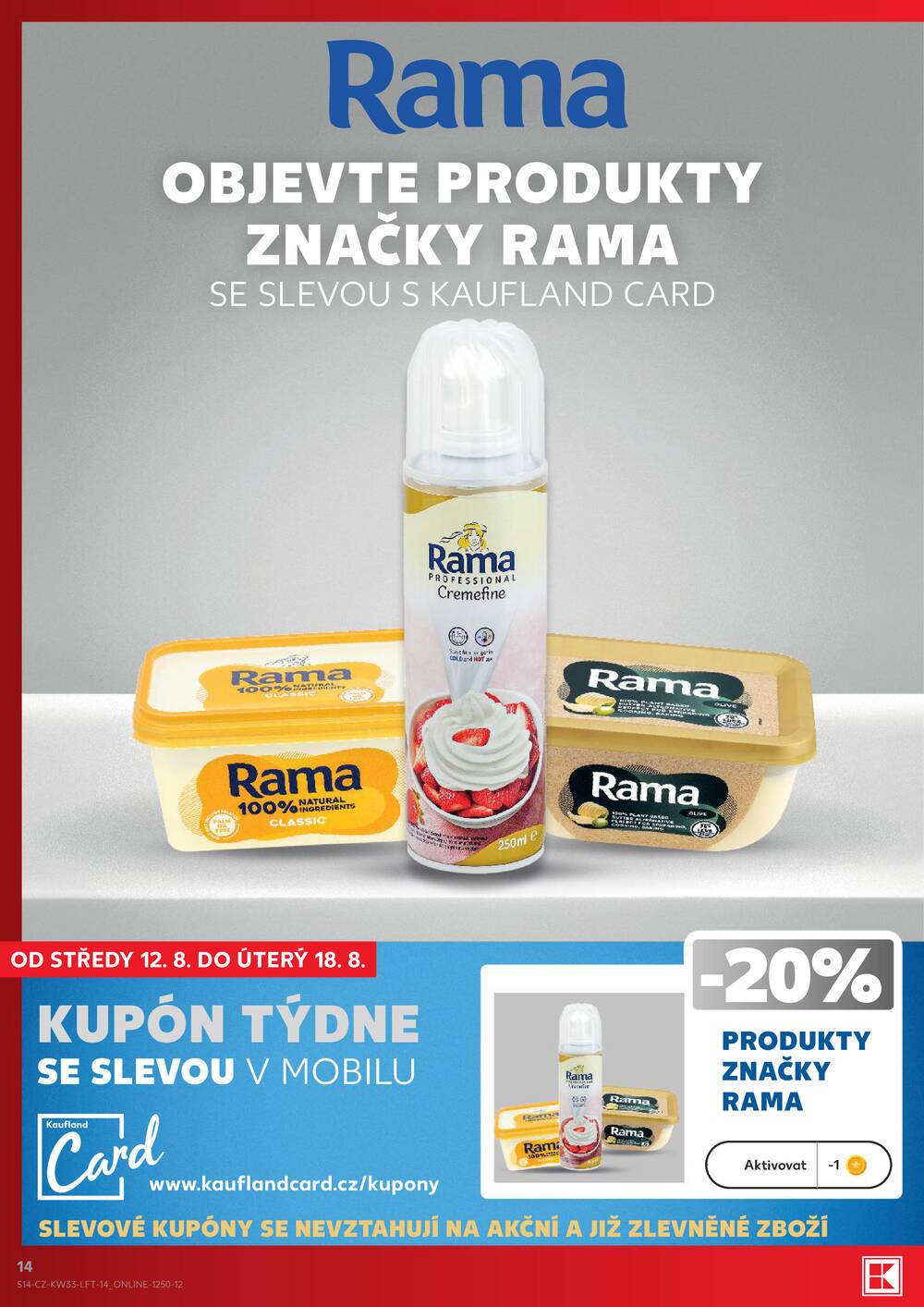 Kaufland 12.8. - 18.8. - Kaufland - Teplice (Čs. Dobrovolců)