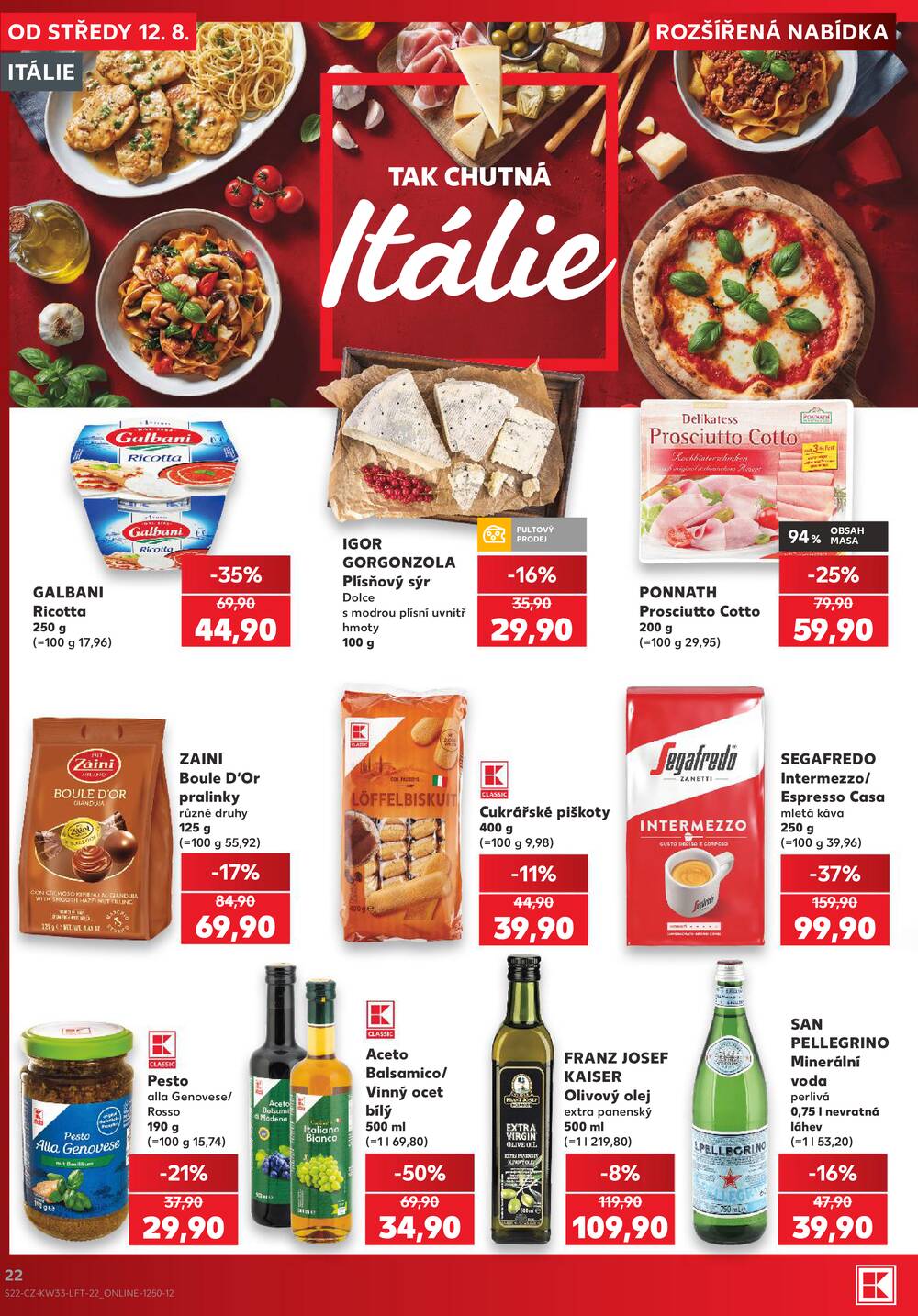 Kaufland 12.8. - 18.8. - Kaufland - Teplice (Čs. Dobrovolců)