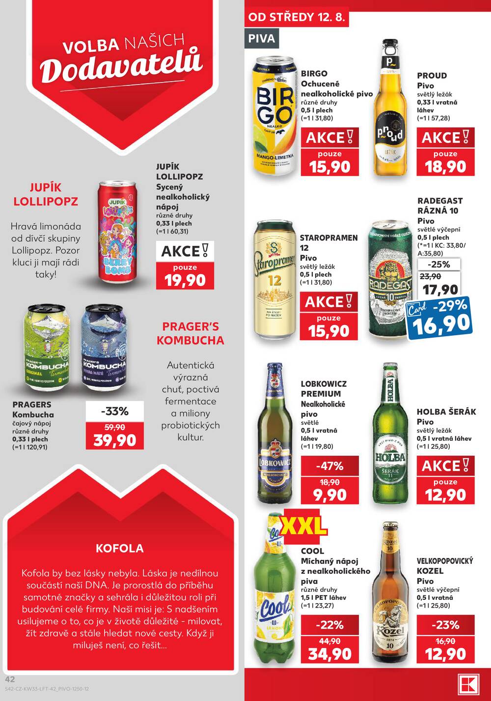 Kaufland 12.8. - 18.8. - Kaufland - Vyškov
