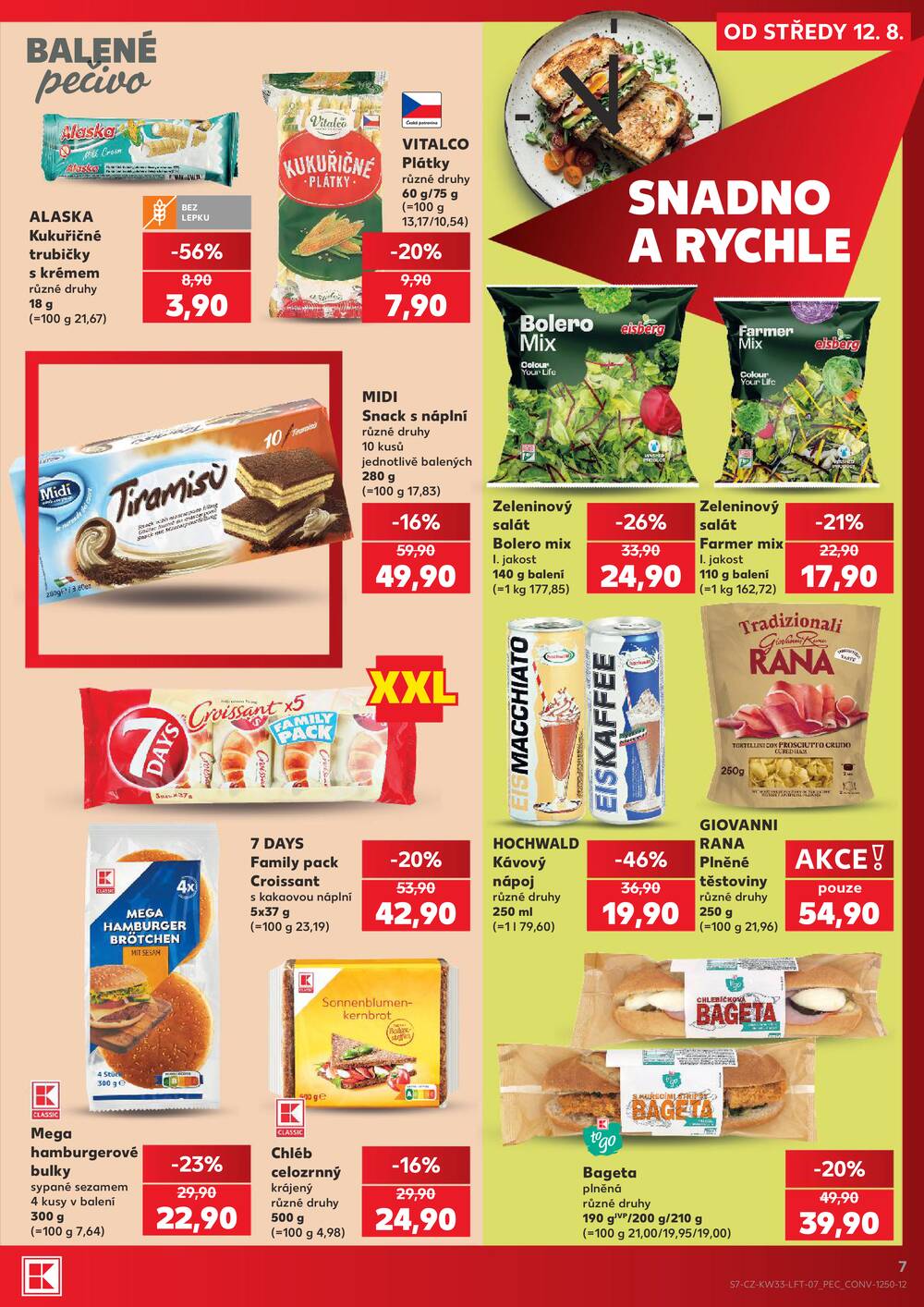 Leták Kaufland - Kaufland 12.8. - 18.8. - Kaufland - Pelhřimov - strana 7