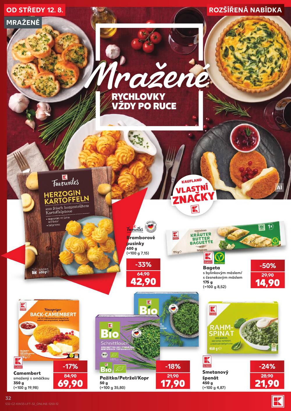 Leták Kaufland - Kaufland 12.8. - 18.8. - Kaufland - Pelhřimov - strana 32 Leták Kaufland - Kaufland 12.8. - 18.8. - Kaufland - Pelhřimov - strana 32